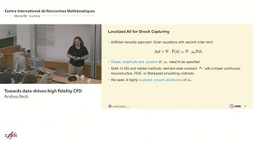Andrea Beck: Towards data-driven high fidelity CFD - Lecture 2