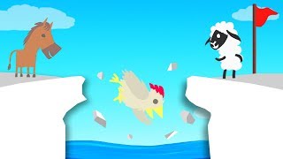 JUMP Before The ICEBERG BREAKS! (Ultimate Chicken Horse)