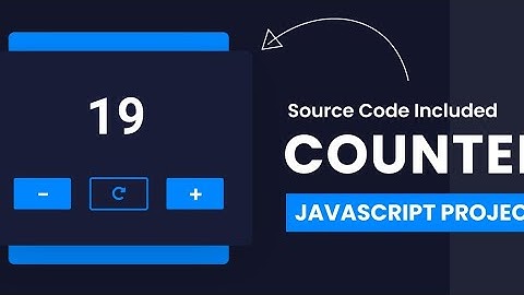 Click Counter Using JavaScript | Counter html CSS Javascript