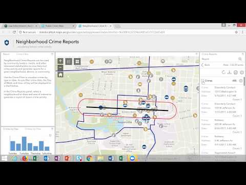 Public Crime Mapping Maps and Apps