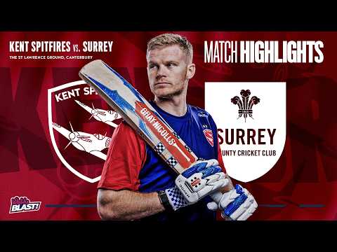 🎥 Highlights | Kent Spitfires vs. Surrey