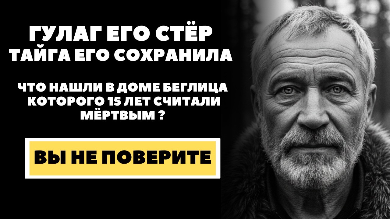 Геологи нашли в тайге дом. Его построил инженер, которого ГУЛАГ похоронил 15 лет назад !