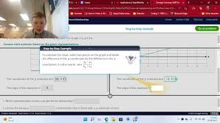 Mathia Comparing Proportional and Non Proportional Relationships Step By Step Example