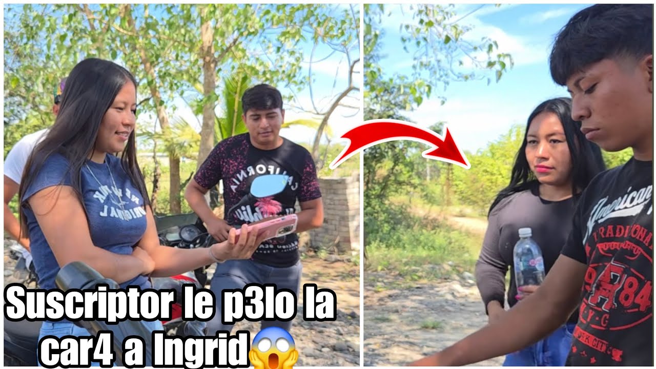 Ingrid hasta cambio de color|suscriptor le dijo sus verdades en la cara por llamada😱