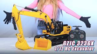New 1/12 scale 323GX Hydraulic Excavator Review
