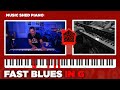 Professional Jazz Musician Improvises Fast Blues in G | MUSIC SHED PIANO EP1