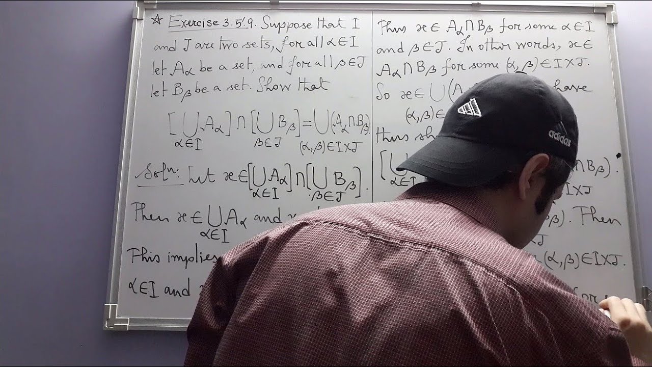 Axiomatic Set Theory Zfc From Analysis I By T Tao Part 44 Youtube