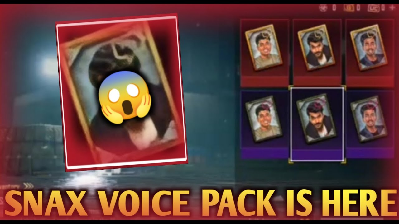 Snax Basic Voice Pack In Bgmi | Bgmi New Basic Voice Pack | Bgmi New ...