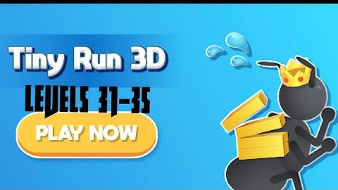 Tiny Run 3D 🐜🐜🐜All levels, Walkthrough Gaming, Lelels 31-35, iOS and Android gameplay