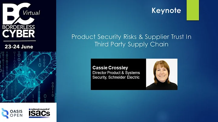 Keynote: Product Security Risks & Supplier Trust i...