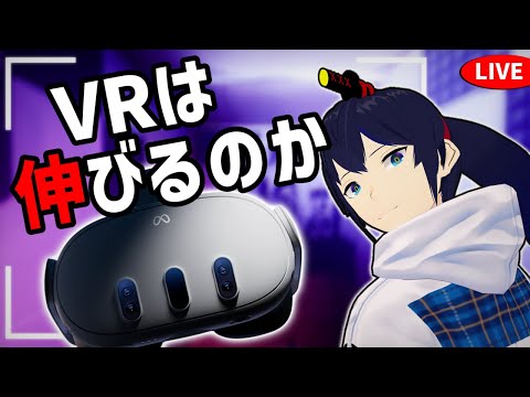 【週末VR雑談】VRは伸びるのか？ - Quest 3を被りながら【なでしこ大和/VTuber】