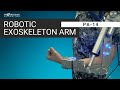 Robotic exoskeleton arm for halloween