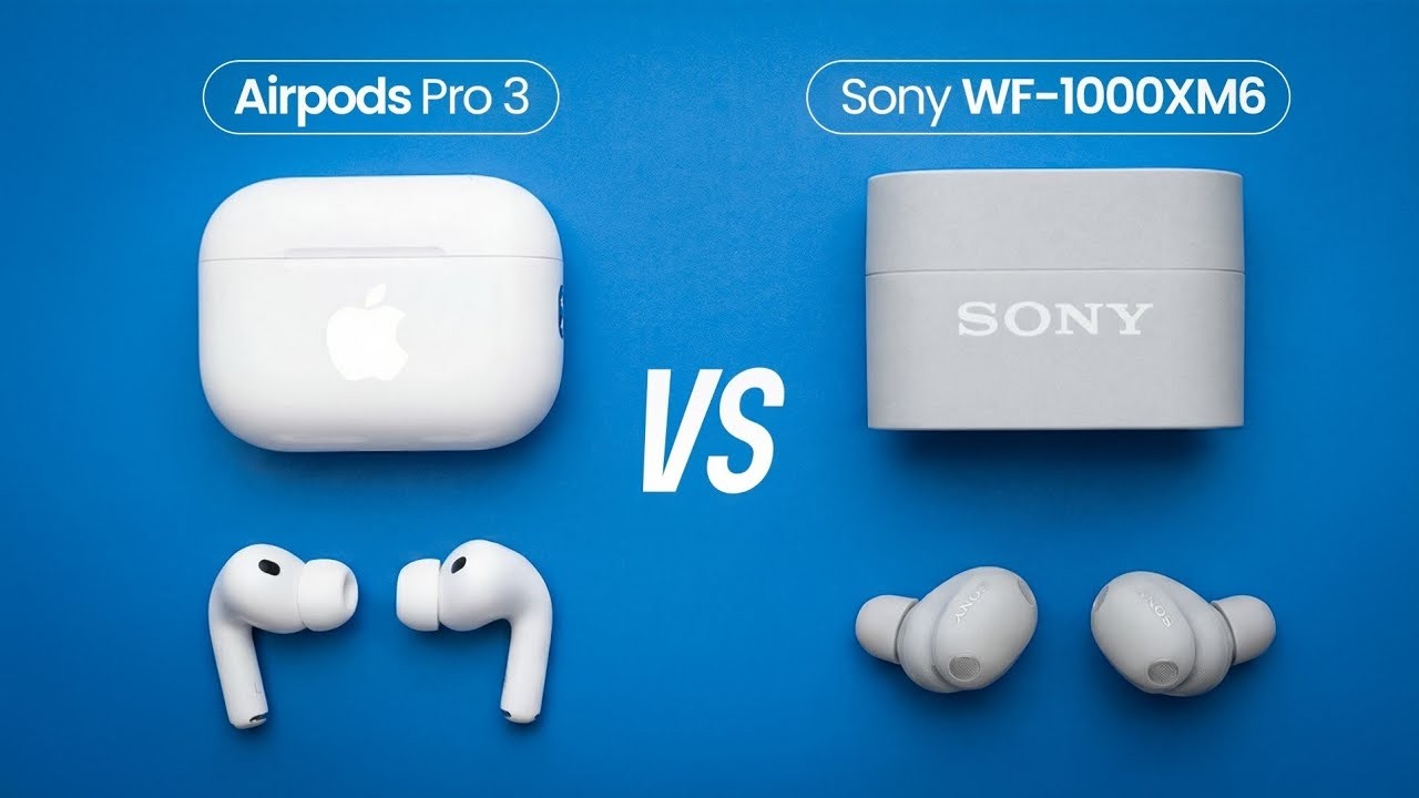 AirPods Pro 3 против Sony WF-1000XM6 - Не ошибитесь в выборе!
