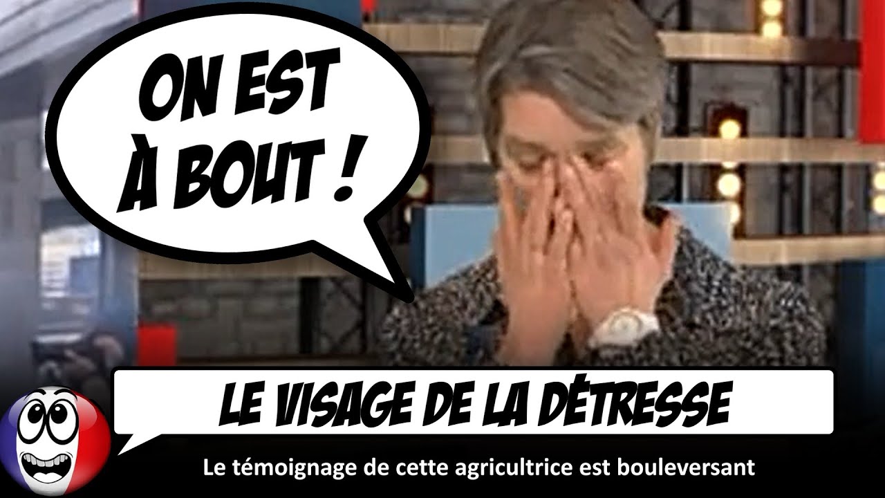 ⁣Une agricultrice CRAQUE en direct, en évoquant sa situation.