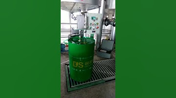200L lubricant drum weighing filling machine
