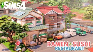 Ramen & Sushi Bar | NO CC | The Sims 4 Speed Build screenshot 2