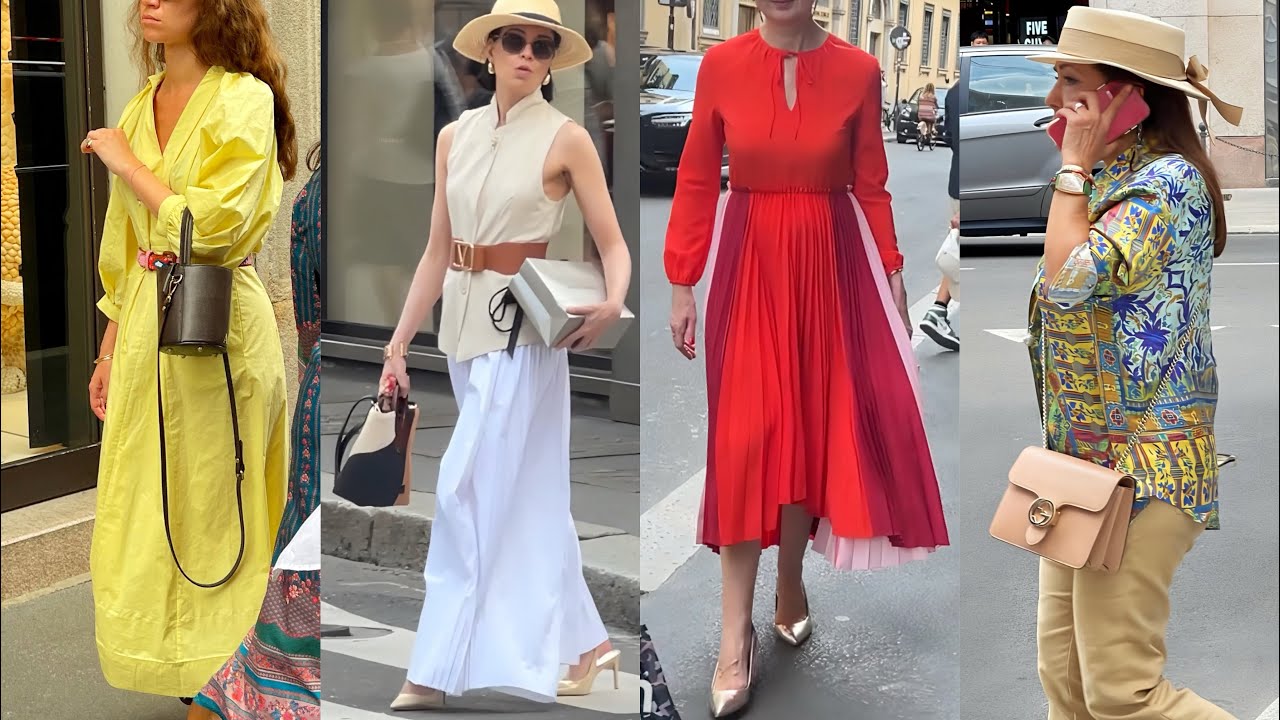 MILAN SUMMER STREET STYLE | CHIC AND COMFORTABLE SUMMER CLOTHES IN JULY 2024 &  ITALY VLOG 2024
