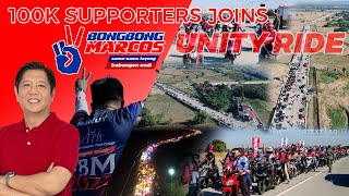 100k supporters joins Bong Bong  Marcos  (BBM) unity ride