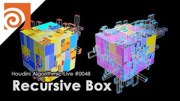 Houdini Algorithmic Live #048 - Recursive Box