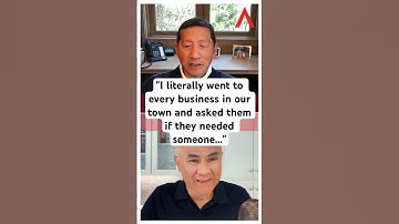 "At 13, I knocked on every door in town looking for a summer job…” #hustle #podcast #aapi #career