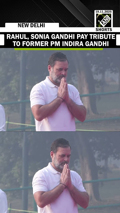 Watch: Rahul, Sonia Gandhi, Kharge pay tribute to former PM Indira Gandhi on her birth anniversary