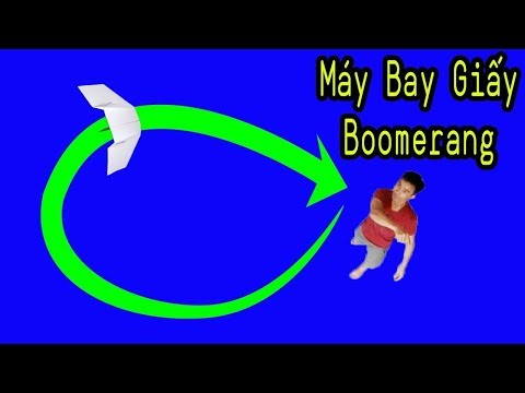 Video Cách Gấp Máy Bay Boomerang Ver 1, Boomerang Paper... - youtube