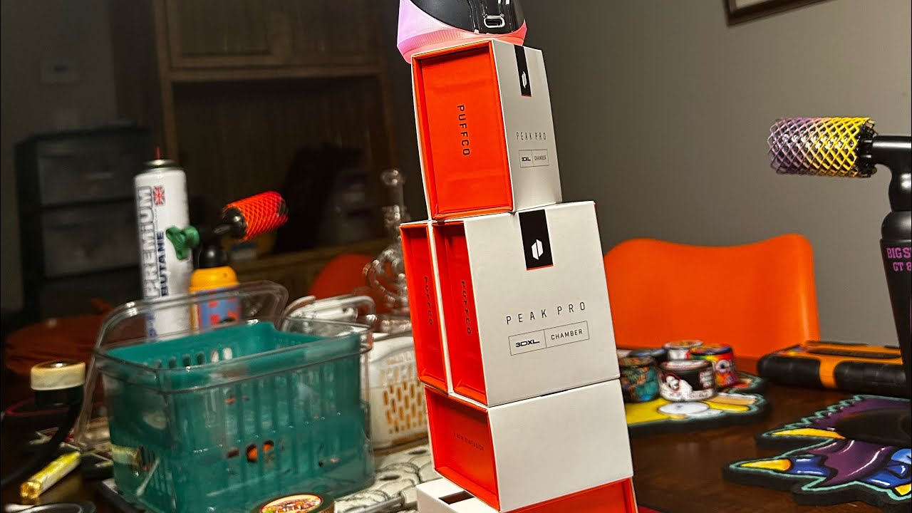 I copped a bunch of 3DXL Puffco Chambers these thing rips 🔥