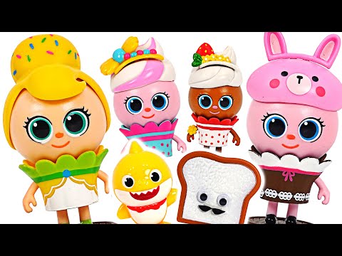<strong>Bread</strong> Barbershop <strong>Mini</strong> Cup Cake Decorate Play~! | PinkyPopTOY