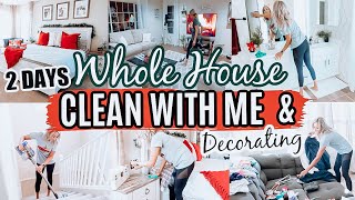 Extreme Whole House Clean With Me | Christmas Clean & Decorate 2020 | Speed Cleaning Motivation 2020