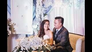 Dedicating our wedding video to my husband