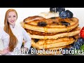 The FLUFFIEST Blueberry Pancakes - Easy Buttermilk Batter Recipe!