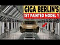 Tesla Giga Berlin Is Painting The First Model Ys
