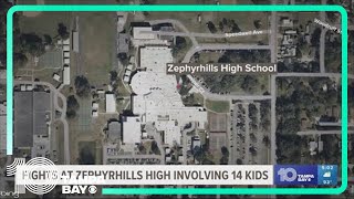 Information Zephyrhills High School admin investigate fight involving 14 students, staff Update