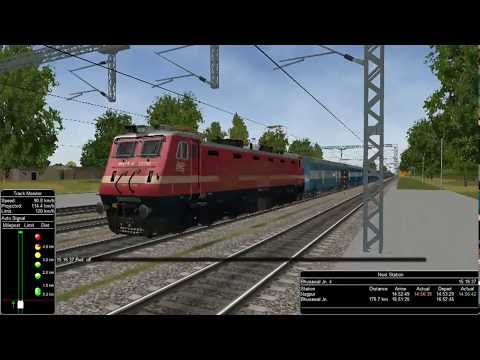 Onboard 22827 Puri-Surat Superfast Express Part 2 Open Rails