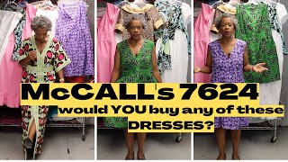 McCALL'S 7624 - ONE PATTERN, 3 DRESSES #sewingprojects #M7624 #mccallssewingpatterns