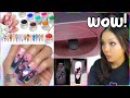 SAVILAND 36 Art Gels & Testing a PINK Nail Art PRINTER!! OMG