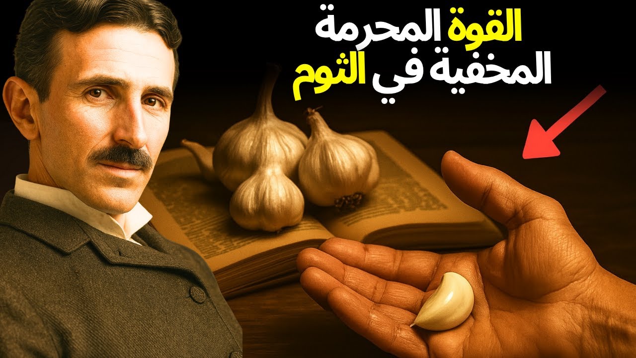 الكود الروحي المخفي في الثوم الذي ينشّط الروح ويحسّن التردد الإلهي — نيكولا تسلا