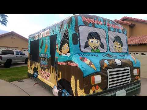 Ice Cream Truck Bouncer 6 in 1 combo, jumpers in Moreno Valley,jumpers in Menifee, Riverside party r