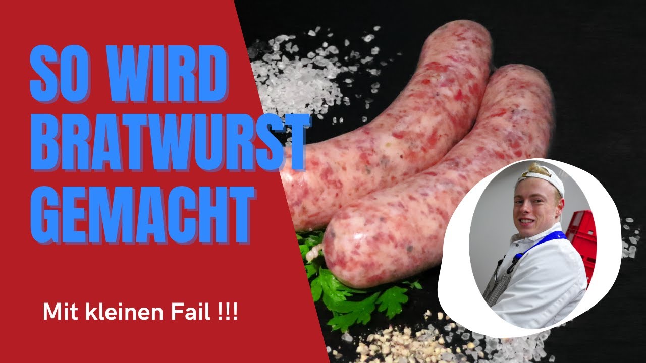 Fränkische grobe Bratwurst🌭 | So macht man Bratwurst ! 💪