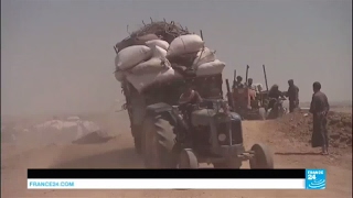 Syria: Civilians flee villages around IS Group Stronghold Raqqa as fighting picks up