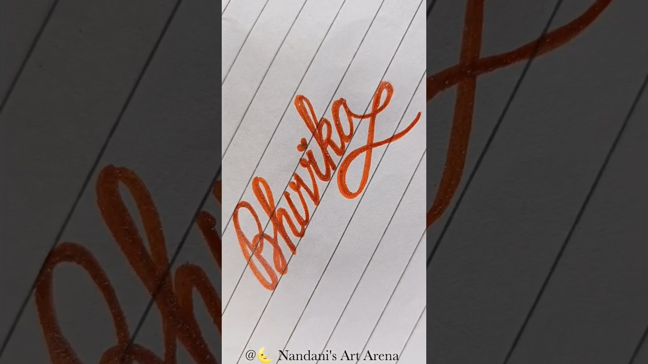Bhuvika Name Art 
