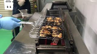 March 10, 2020　ガスグリラーで鶏肉を焼きました。