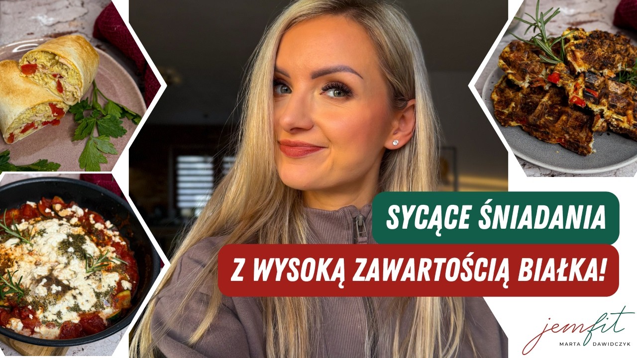 3 wysokobiałkowe śniadania na słono: szybkie i sycące przepisy 🔥