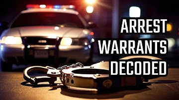 Arrest warrants decoded! Do I have to turn myself into jail?