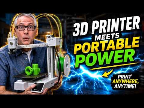3D Printer On A Battery? Sure, why not...[video 636][Ad]