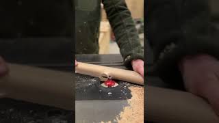Making stool legs - a repetitive but rewarding process #woodworking #tools #furnituremaking #routwr