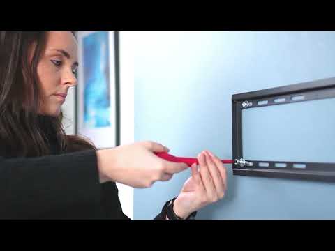 Ross RTMF600 Flat-to-Wall TV Bracket Fixed 50-85” | Screwfix