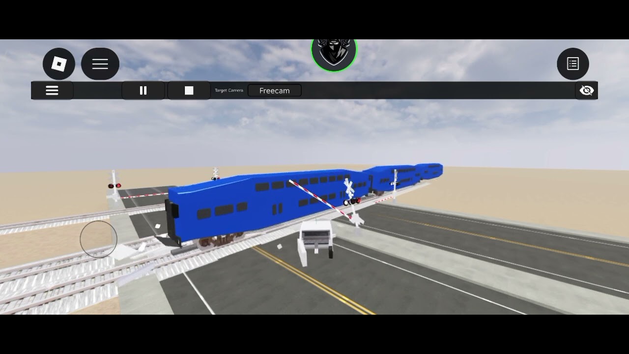 Car crash studio: Train hits car - YouTube
