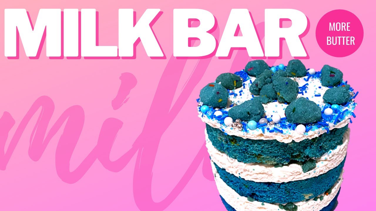 Milk Bar Birthday Cake Christina Tosi (Momofuku) Blue Ombré YouTube