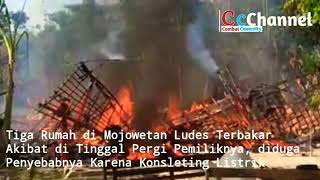 Tiga Rumah di Blora Ludes terbakar